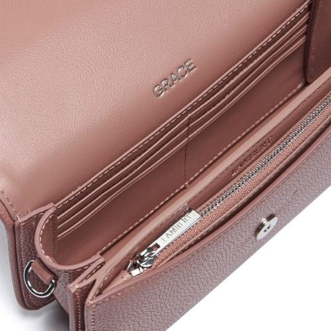 Sac à main 3-en-1 Grace en cuir vegan rose - Lambert