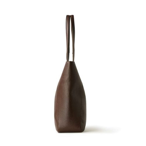 Sac fourre-tout Stacey en cuir vegan chocolat – Lambert