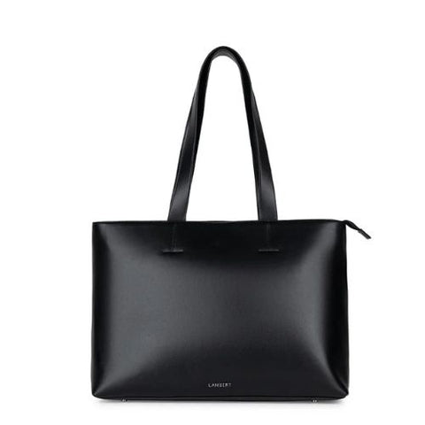 Sac fourre-tout en cuir vegan Danyka noir - Lambert