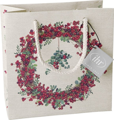 Sac cadeau – Couronne de baies rouges