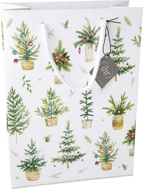 Sac cadeau – Sapins de Noël en pots