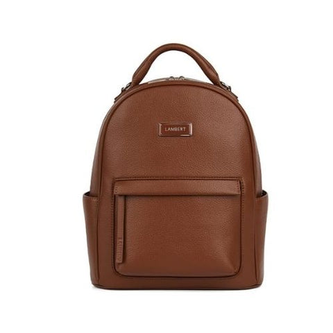 Sac à dos 3-en-1 Maude en cuir vegan noisette - Lambert