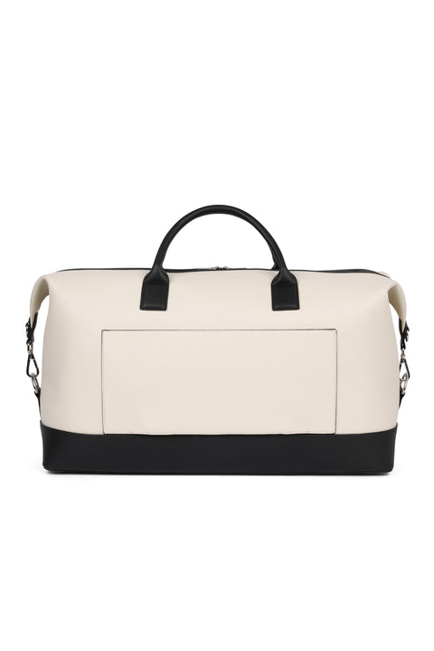 Sac de voyage June Noir et Crème - Lambert