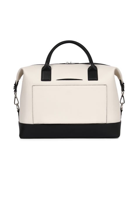Sac de voyage Mae Noir et Crème - Lambert