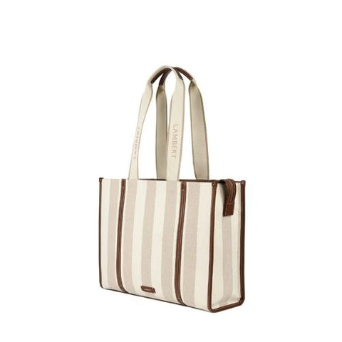 Sac fourre-tout en canevas Erica noisette - Lambert