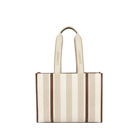 Sac fourre-tout en canevas Erica noisette - Lambert