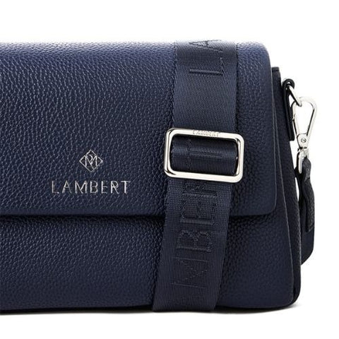 Sac à main bandoulière en cuir vegan Judy marine - Lambert