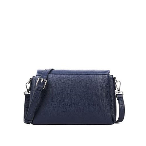 Sac à main bandoulière en cuir vegan Judy marine - Lambert