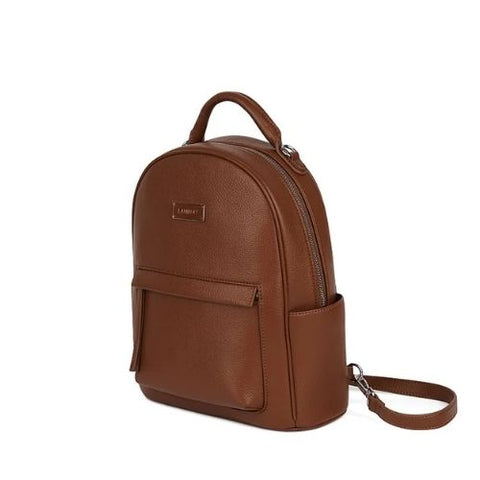 Sac à dos 3-en-1 Maude en cuir vegan noisette - Lambert