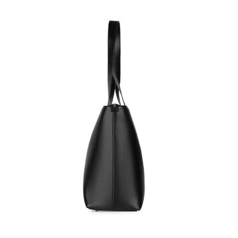 Sac fourre-tout en cuir vegan Danyka noir - Lambert