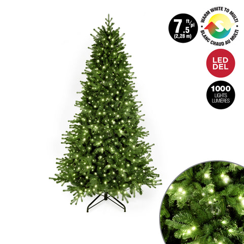 Sapin de Noël artificiel à couleurs changeantes
