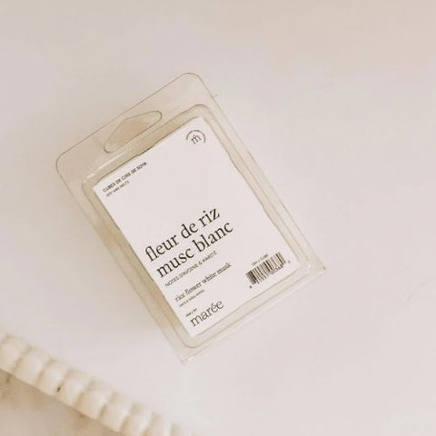 MARÉE CHANDELLE Pastilles pour diffuseur "Fleur de riz musc blanc"