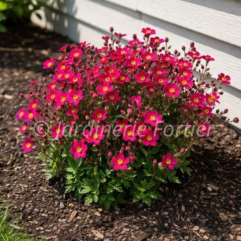 Saxifraga "Dark rose"