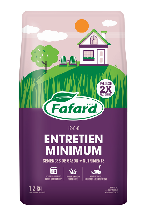 Semence à gazon Entretien Minimum Fafard