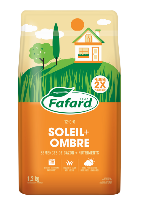Semence à gazon Soleil et ombre Fafard