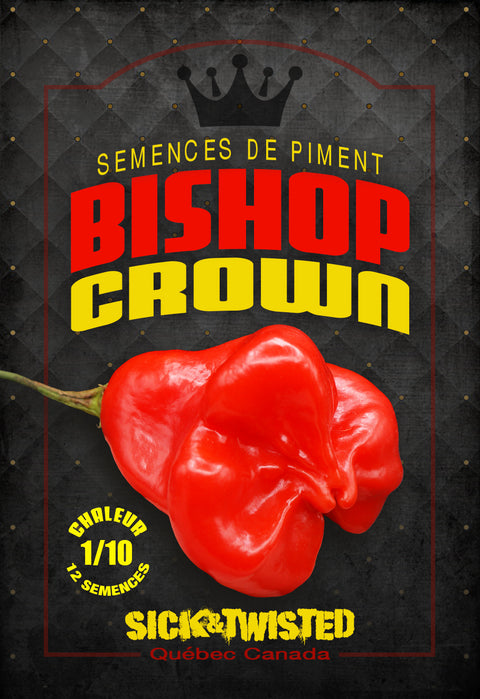 Semence de "Piment Fort Bishop's Crown"
