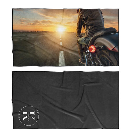 Serviette de plage en microfibre "Moto" K5 Clothing