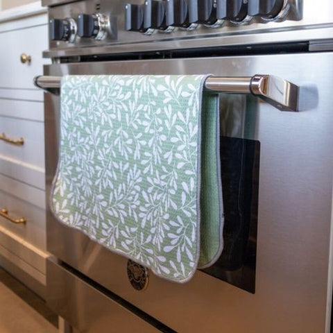 Linge à vaisselle en microfibre gaufré "Doux feuillage" - K5 Clothing