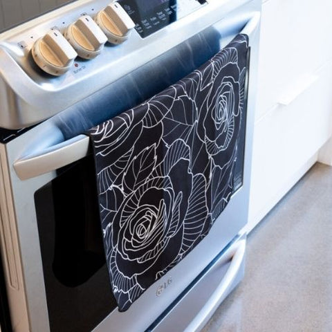Linge à vaisselle en microfibre lisse "Rose sublime" - K5 Clothing