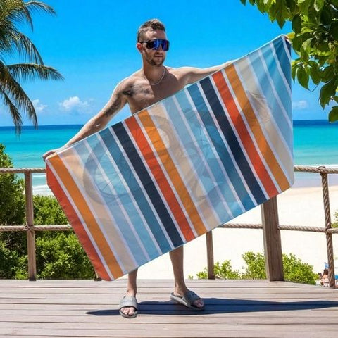 Serviette en microfibre "Adrénaline pure" - K5 Clothing