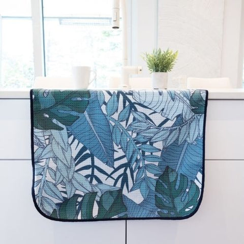 Linge à vaisselle en microfibre gaufré "Émeraude sauvage" - K5 Clothing