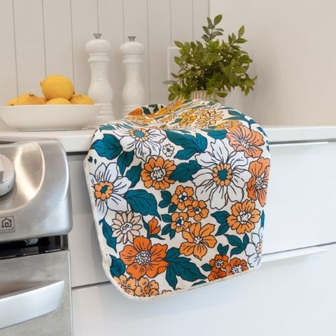 Linge à vaisselle en microfibre lisse "Fleur vintage" - K5 Clothing