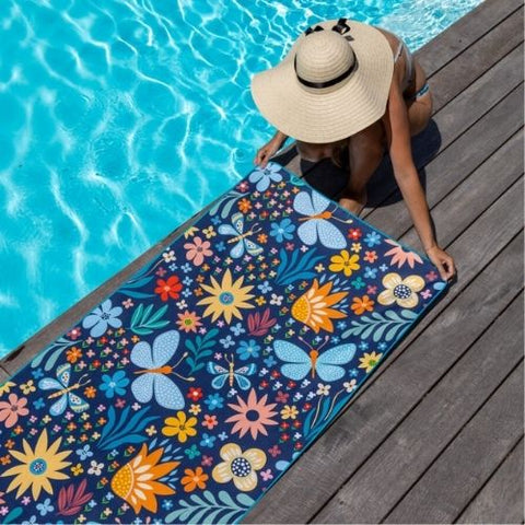 Serviette en microfibre "Papillon" - K5 Clothing