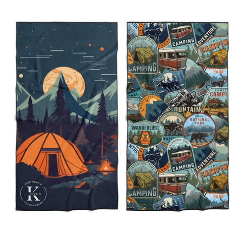 Serviette en microfibre "Nuit sous le ciel" K5 Clothing