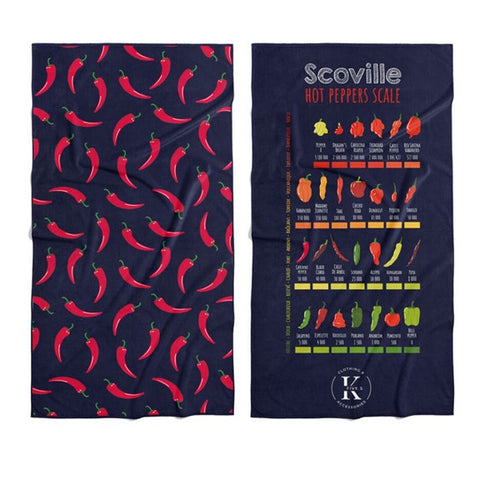 Serviette en microfibre "Piment fort" K5 Clothing