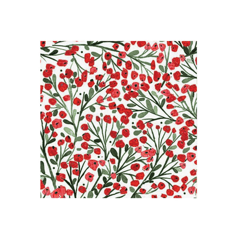 Serviette de table baies rouges