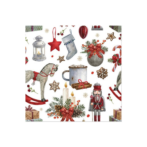 Serviettes de table illustrées Motifs des fêtes