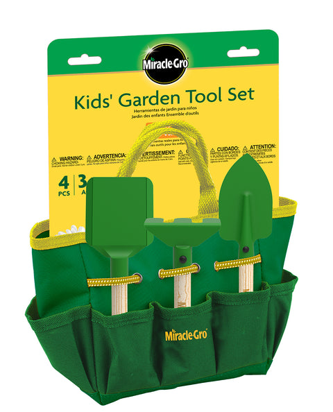 Set d'outils de jardin 4 pièces pour enfant - MIRACLE-GRO