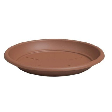 Soucoupe en plastique fini terra cotta