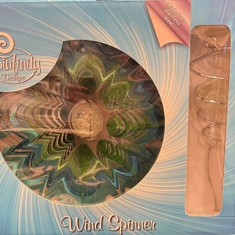 Grand Tourne-vent animé - Cristal brillant