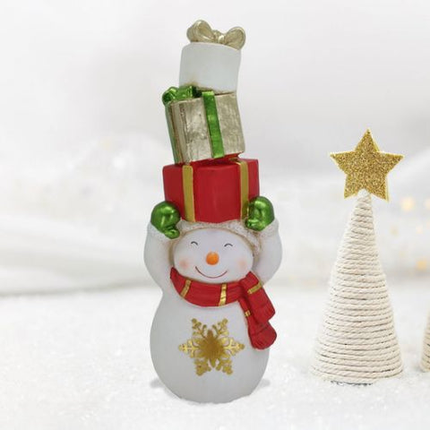 Bonhomme de neige avec cadeaux