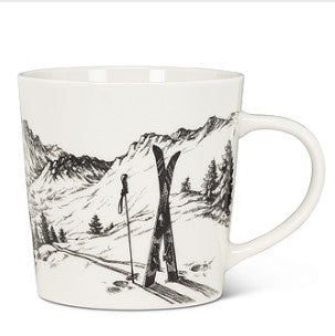 Tasse à motif de ski