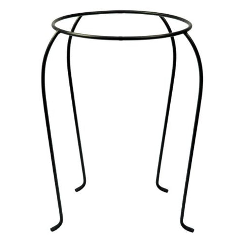 Support décoratif en métal noir