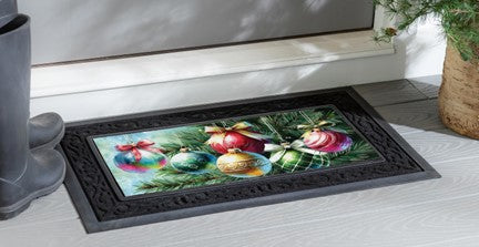 Insert de tapis "Ornements de Noël"