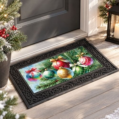 Insert de tapis "Ornements de Noël"
