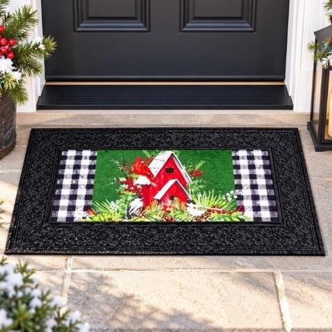 Insert de tapis "Cabane rouge"