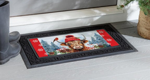 Insert de tapis "Vache en hiver"