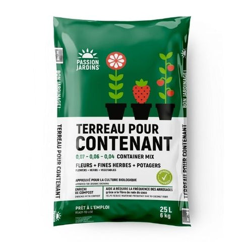 Terreau pour contenant "Passion Jardins"