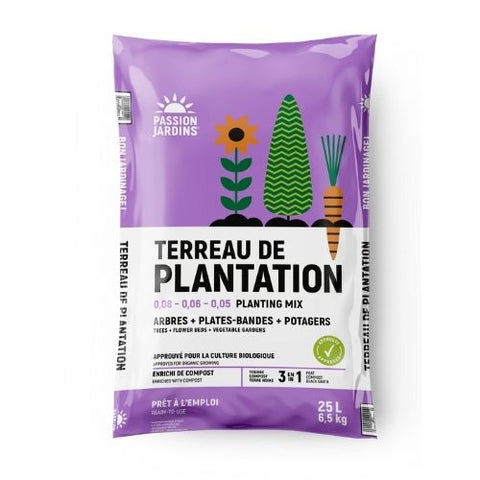 Terreau de plantation "Passion Jardins"