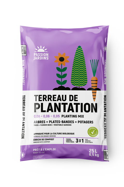 Terreau de plantation "Passion Jardins"