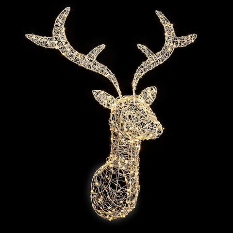 Tête de cerf lumineuse