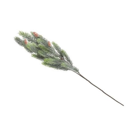 Branche de pin enneigé artificielle