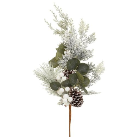 Branche décorative artificielle baies et cocottes