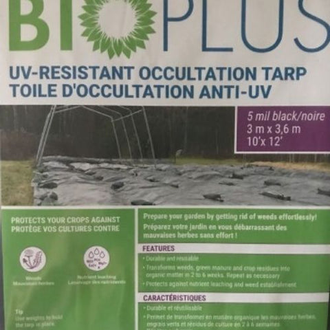 Toile d'occultation noire - BIOPLUS