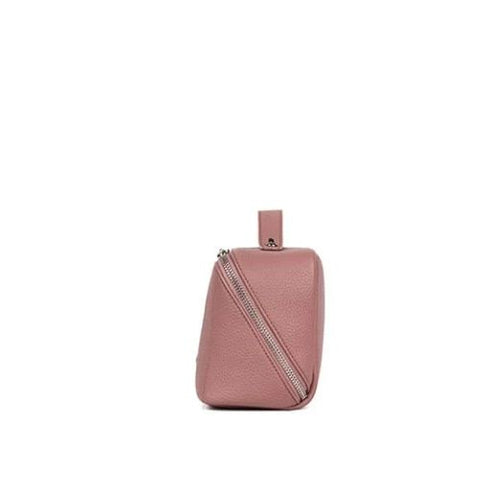 Trousse à maquillage en cuir vegan Jolie rose - Lambert