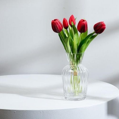Bouquet de tulipes rouges